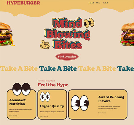 Burger Website