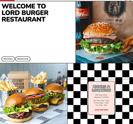 Burger | Website Design Subscription